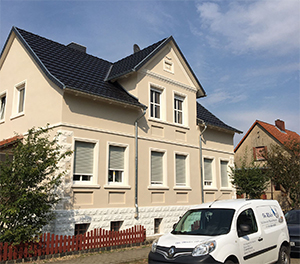 Musterobjekt Haus nach Fassadenarbeiten